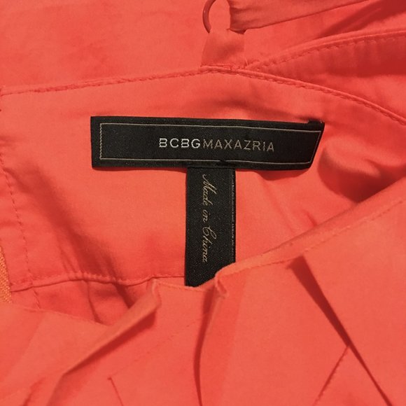 BCBG MaxAzria “Kerry” Coral Sun Dress - Size 4 - Picture 6 of 6
